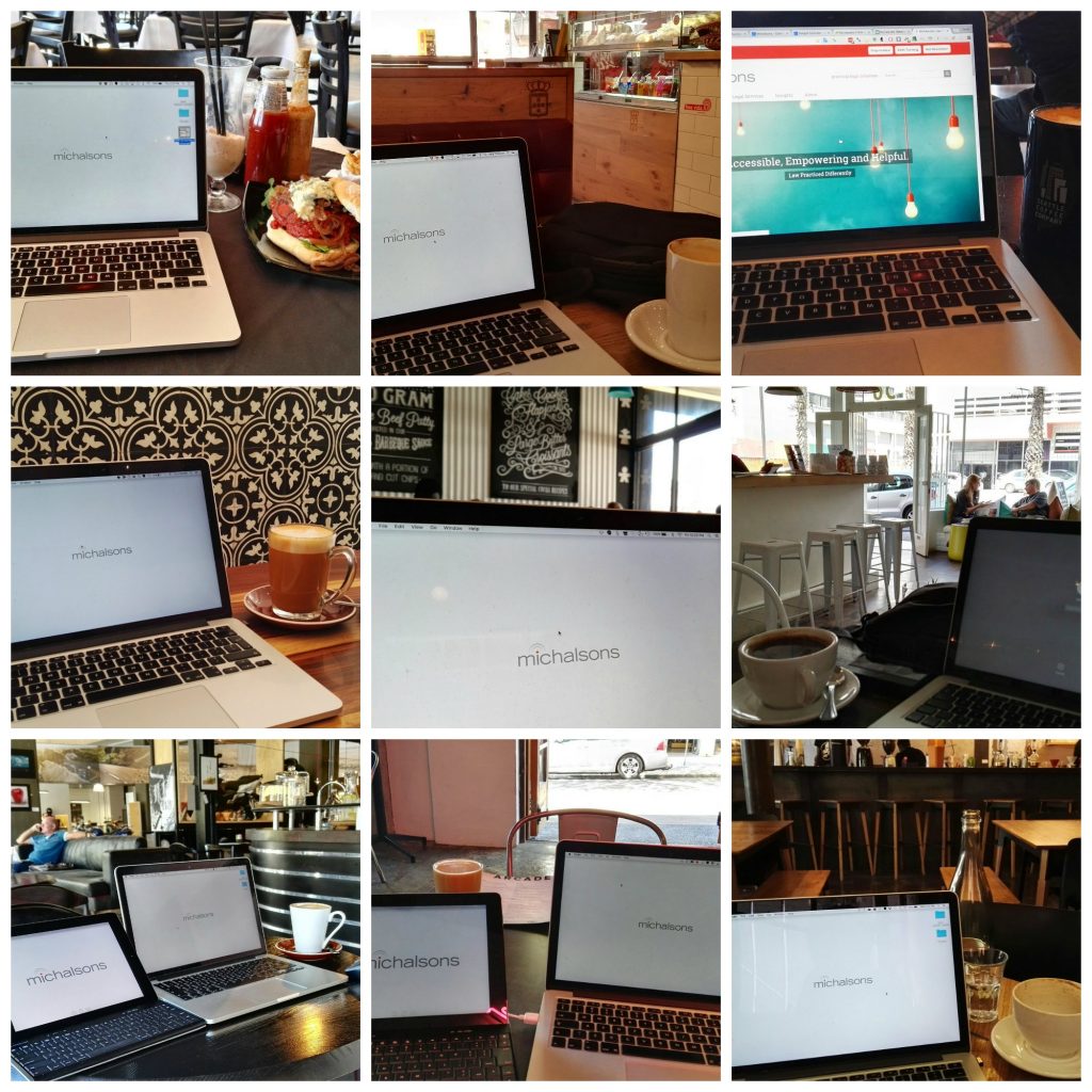 Coffee shops to work from in Cape Town David Luyt